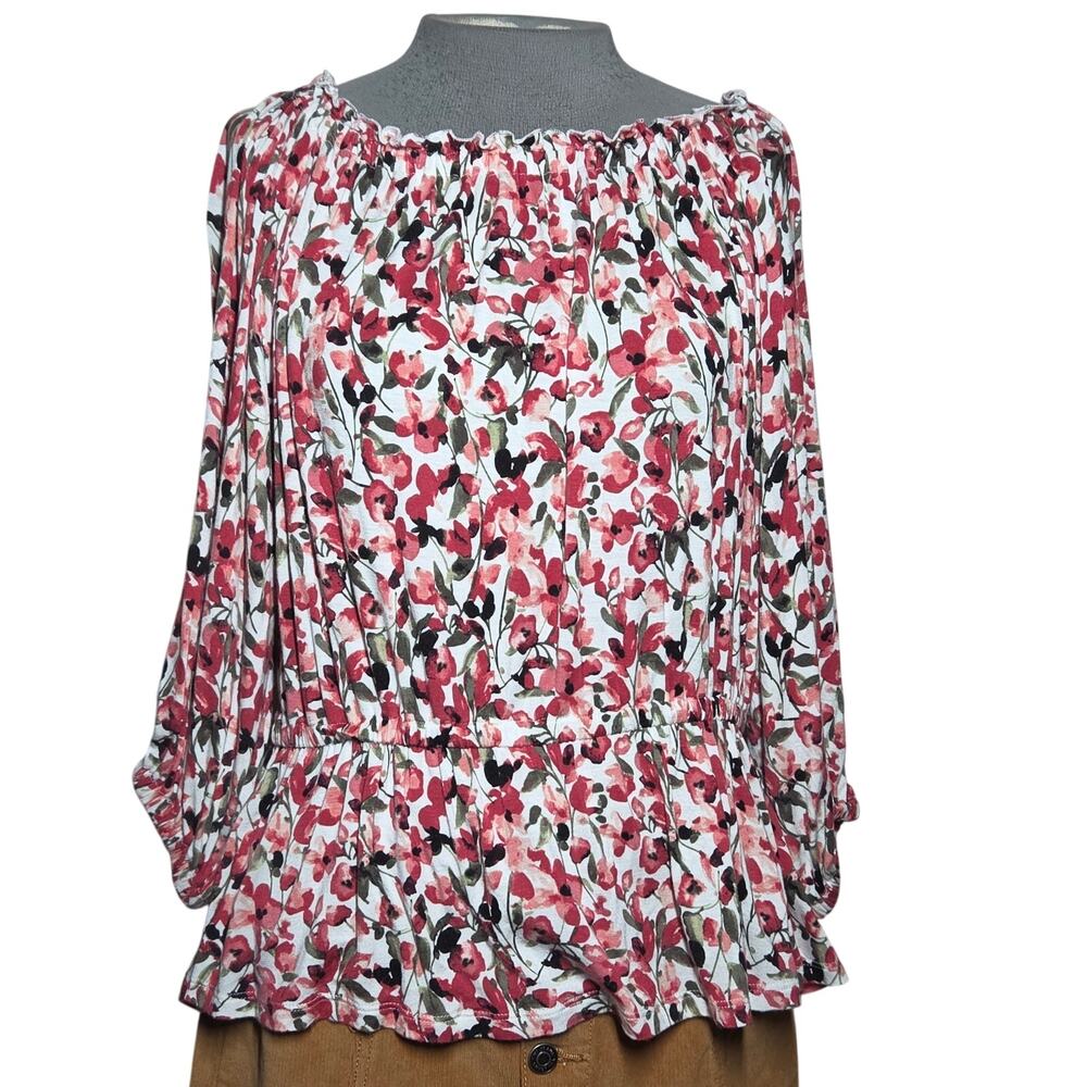 Multi Color Blouse Size Petite Large